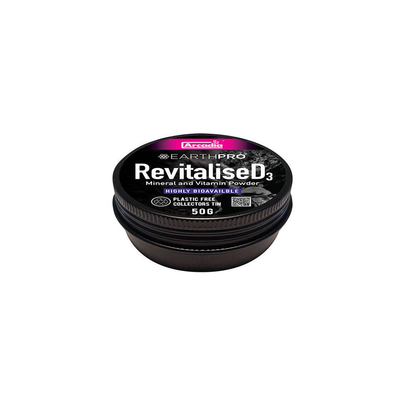 Arcadia EarthPro RevitaliseD3, 50g - Reptiles By Post