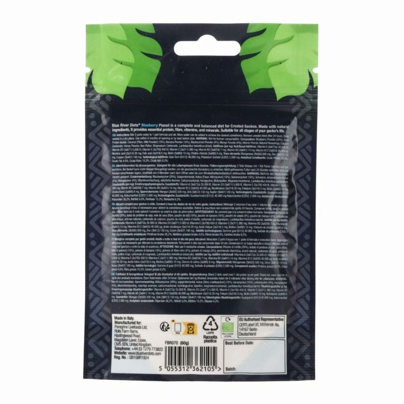 Blue River Diets - Blueberry Planet 60g (LIMITED EDITION) - Reptiles By Post