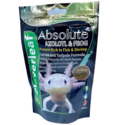 Cloverleaf Axolotl & Frog Diet 2mm Sinking Pellet 100g - Reptiles By Post