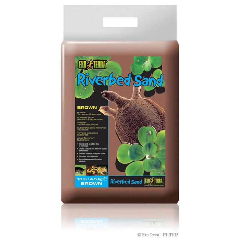 Exo Terra Riverbed Sand Brown 4.5Kg - Reptiles By Post