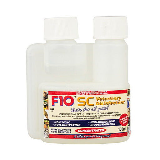 F10 SC Veterinary Disinfectant - 100ml - Reptiles By Post