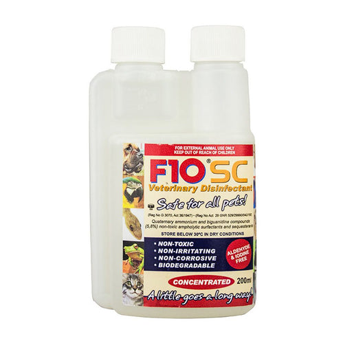 F10 SC Veterinary Disinfectant - 200ml - Reptiles By Post