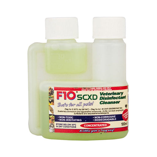 F10 SCXD Veterinary Disinfectant/Cleanser 100ml - Reptiles By Post