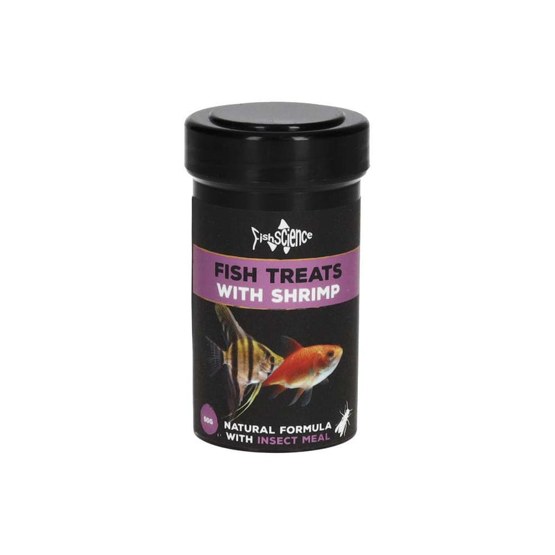 Fish Science Fish Treats with Shrimp - Reptiles By Post