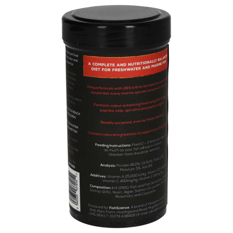 Fish Science Krill Flake Food 50g - (250ml) - Reptiles By Post