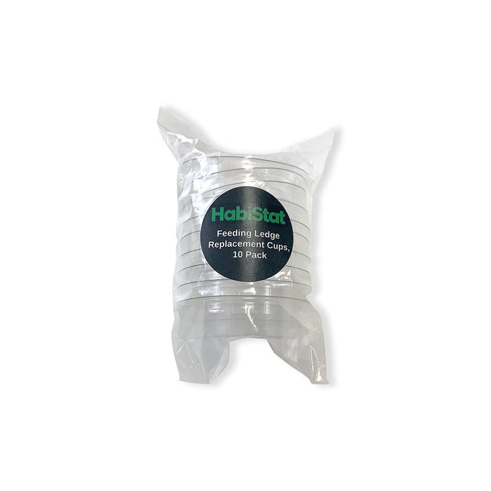 HabiStat Arboreal Feeding Ledge Replacement Cup, 10 Pack - Reptiles By Post