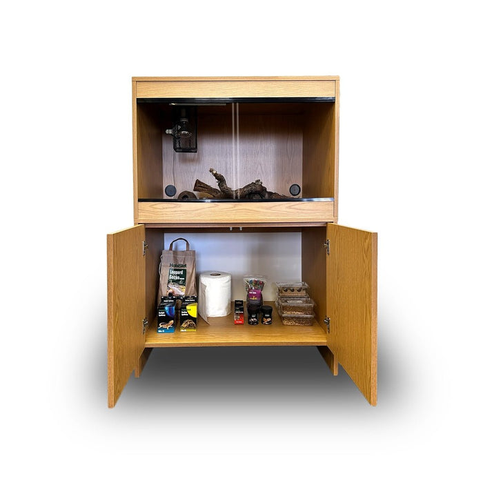 Habistat Cabinet L61 x D46 x H66cm, Oak - Reptiles By Post