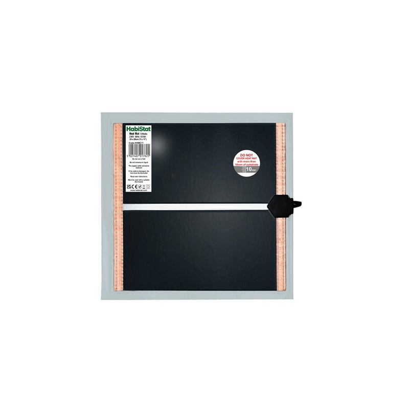 HabiStat Carbon Cloth Heat Mat, 28 x 28cm (11 x 11"), 12 Watt - Reptiles By Post