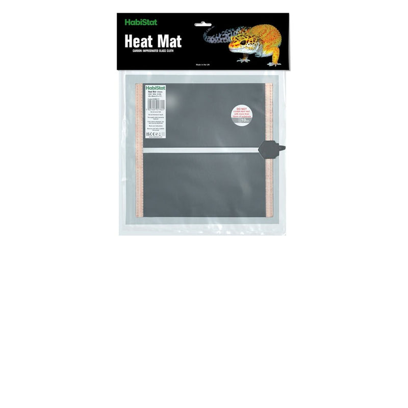 HabiStat Carbon Cloth Heat Mat, 28 x 28cm (11 x 11"), 12 Watt - Reptiles By Post
