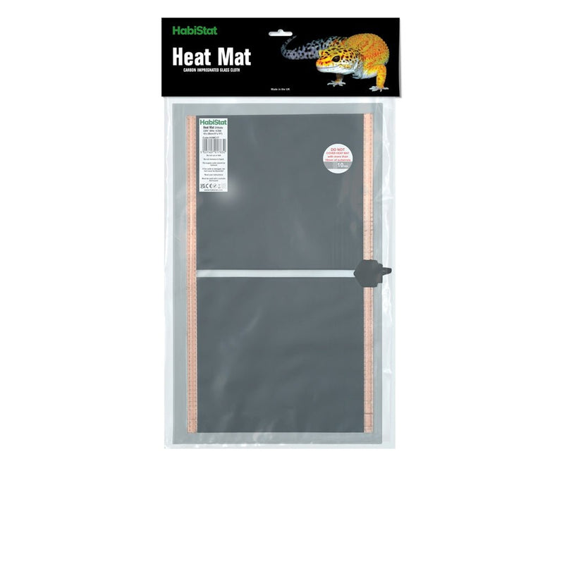 HabiStat Carbon Cloth Heat Mat, 43 x 28cm (17 x 11"), 20 Watt - Reptiles By Post