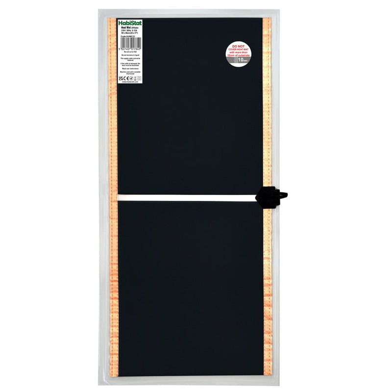 HabiStat Carbon Cloth Heat Mat, 59 x 28cm (23 x 11"), 28 Watt - Reptiles By Post
