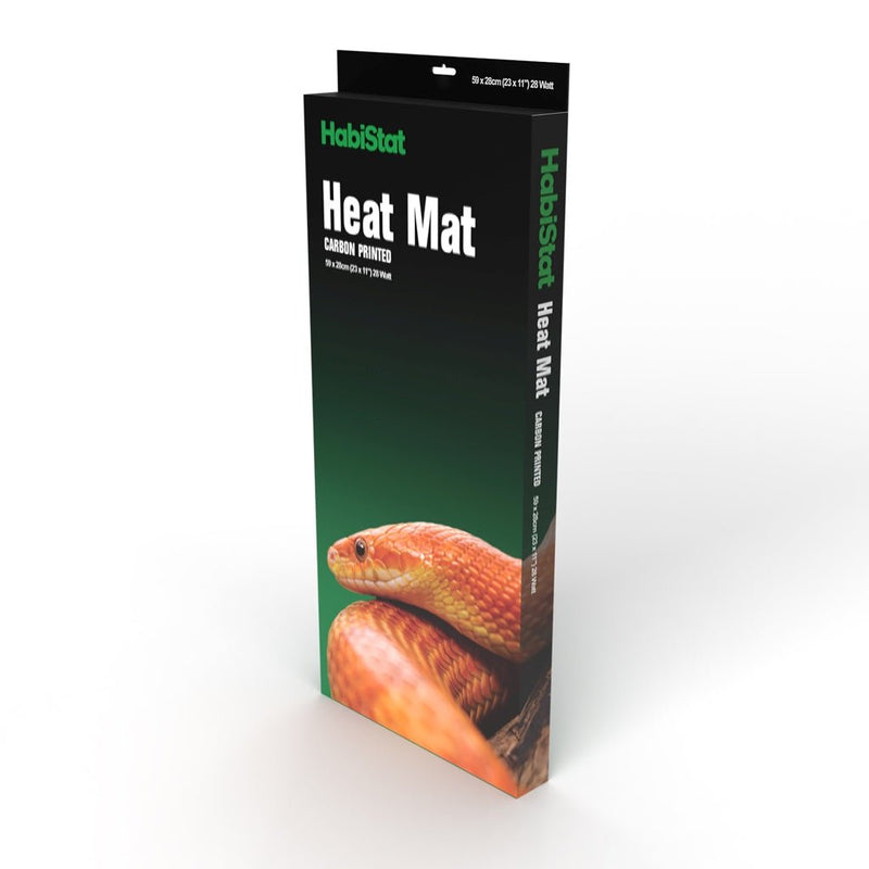 HabiStat Carbon Printed Heat Mat, 59 x 28cm (23 x 11"), 28 Watt - Reptiles By Post