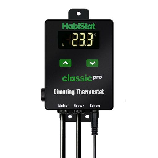 HabiStat Classic Pro Dimming Thermostat, Black, 450 Watt - Reptiles By Post
