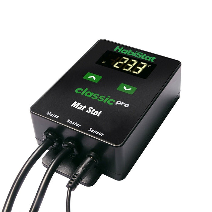 HabiStat Classic Pro Mat Stat, Black, 450 Watt - Reptiles By Post