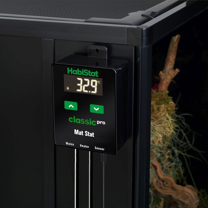 HabiStat Classic Pro Mat Stat, Black, 450 Watt - Reptiles By Post