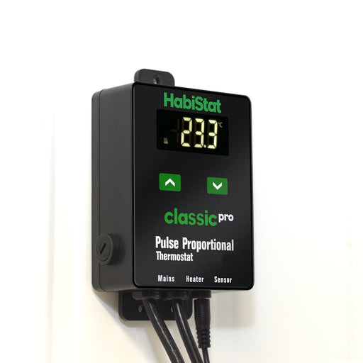 HabiStat Classic Pro Pulse Proportional Thermostat, Black, 450 Watt - Reptiles By Post