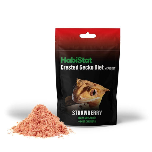 HabiStat Crested Gecko Diet, Strawberry and Cricket - Reptiles By Post