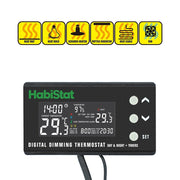 HabiStat Digital Dimming Thermostat, Day/Night, Timer, 600 Watt - Reptiles By Post