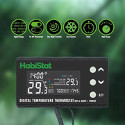 HabiStat Digital Temperature Thermostat, Day/Night, Timer, 600 Watt - Reptiles By Post