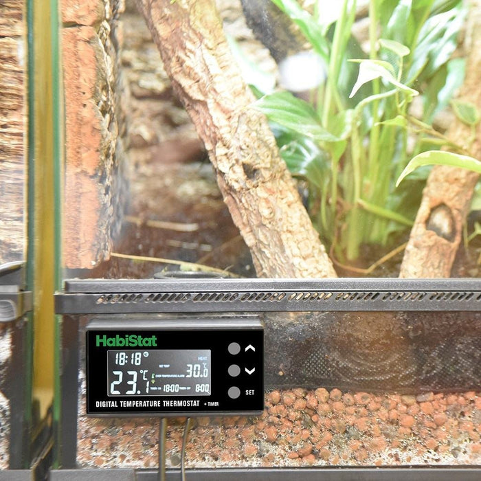 HabiStat Digital Temperature Thermostat, Timer, 600 Watt - Reptiles By Post