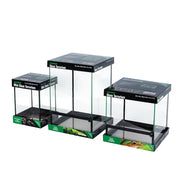 HabiStat Mini Glass Terrarium, 20 x 20 x 30cm (8 x 8 x 12"), Built - Reptiles By Post