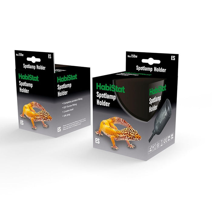 HabiStat Spot Lamp Fitting, Screw - Reptiles By Post