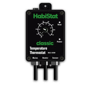 HabiStat Temperature Thermostat, Black, 600 Watt - Reptiles By Post