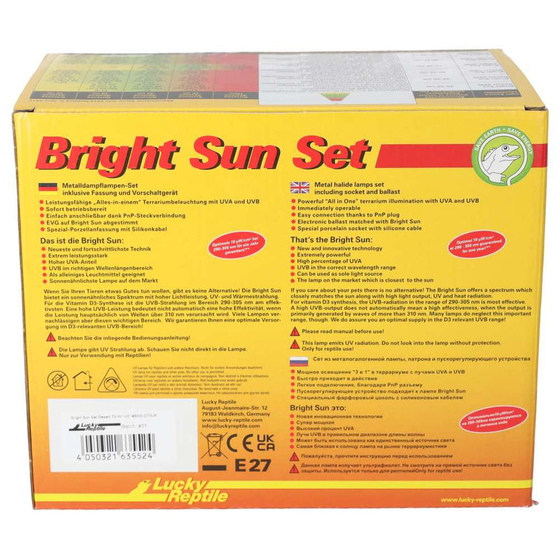 Lucky Reptile Bright Sun Evo SET Desert 70W - Reptiles By Post