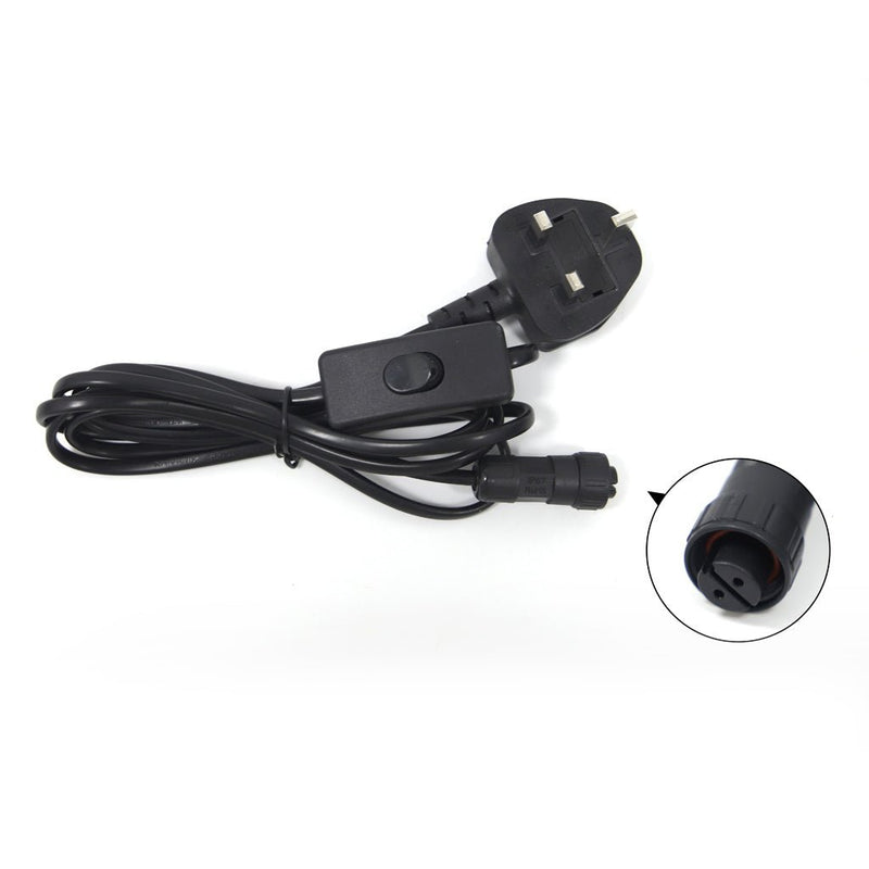 LumenIZE Jungle Dawn LED Bar Power Cable (UK) - Reptiles By Post