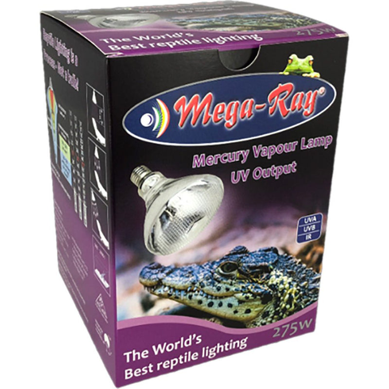Mega Ray 275w mercury vapour E27 - Reptiles By Post