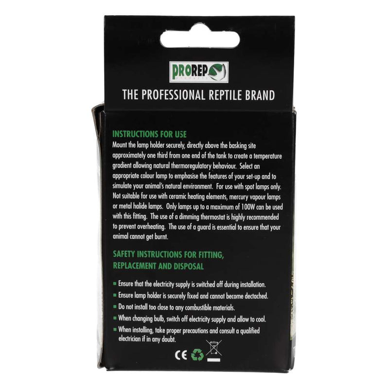 ProRep Screw - fit lamp fitting with plug - Reptiles By Post