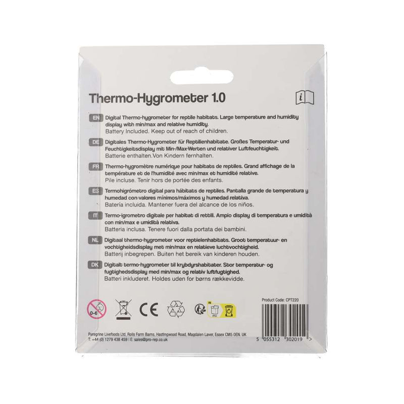 ProRep Thermo - Hygrometer 1.0 - Reptiles By Post