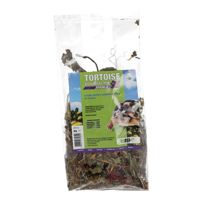 ProRep Tortoise Juvenile Botanical Mix 80g - Reptiles By Post