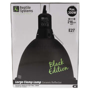 Reptile Systems Clamp Lamp Black Edition Large - Reptiles By Post