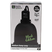 Reptile Systems Clamp Lamp Black Edition Medium - Reptiles By Post