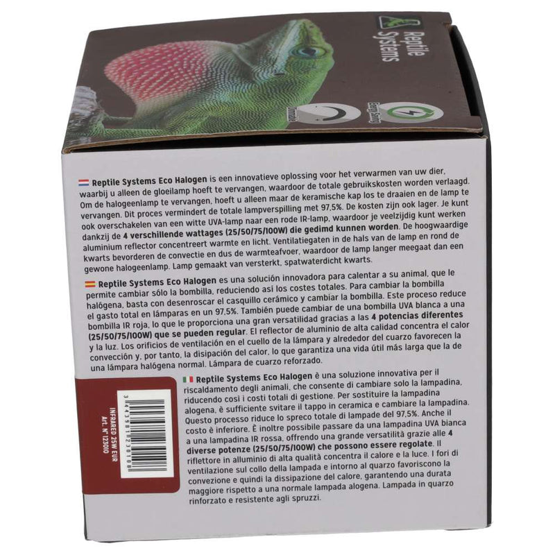 Reptile Systems Eco Halogen Red 25w - Reptiles By Post