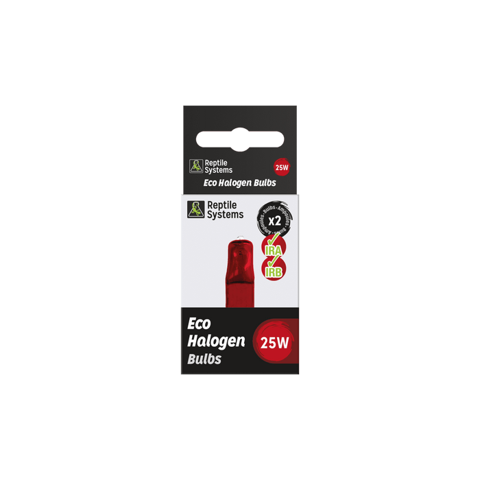 Reptile Systems Eco Halogen Red 25w Replacement Lamp (2pk) - Reptiles By Post