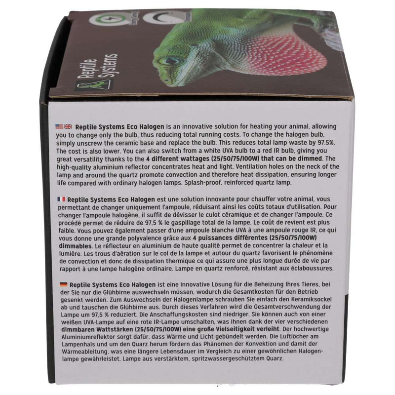 Reptile Systems Eco Halogen Red 75w - Reptiles By Post
