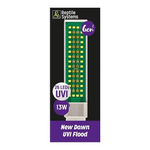 Reptile Systems New Dawn UVI - LED Flood 13w - Reptiles By Post