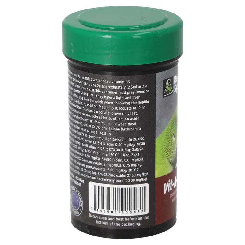 Reptile Systems Vit - A - Min + D3, 85g - Reptiles By Post