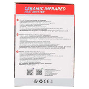 Reptizoo Ceramic Heat Emitter, Black - Reptiles By Post