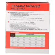 Reptizoo Ceramic Heat Emitter, Black - Reptiles By Post