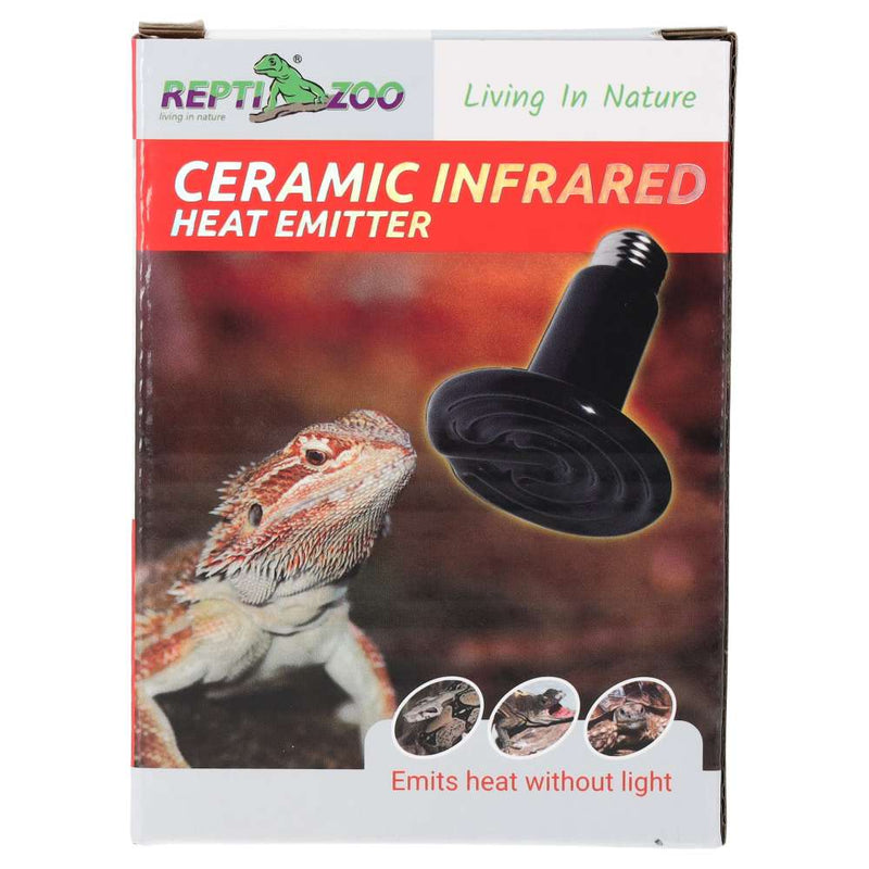 Reptizoo Ceramic Heat Emitter, Black - Reptiles By Post