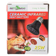 Reptizoo Ceramic Heat Emitter, Black - Reptiles By Post