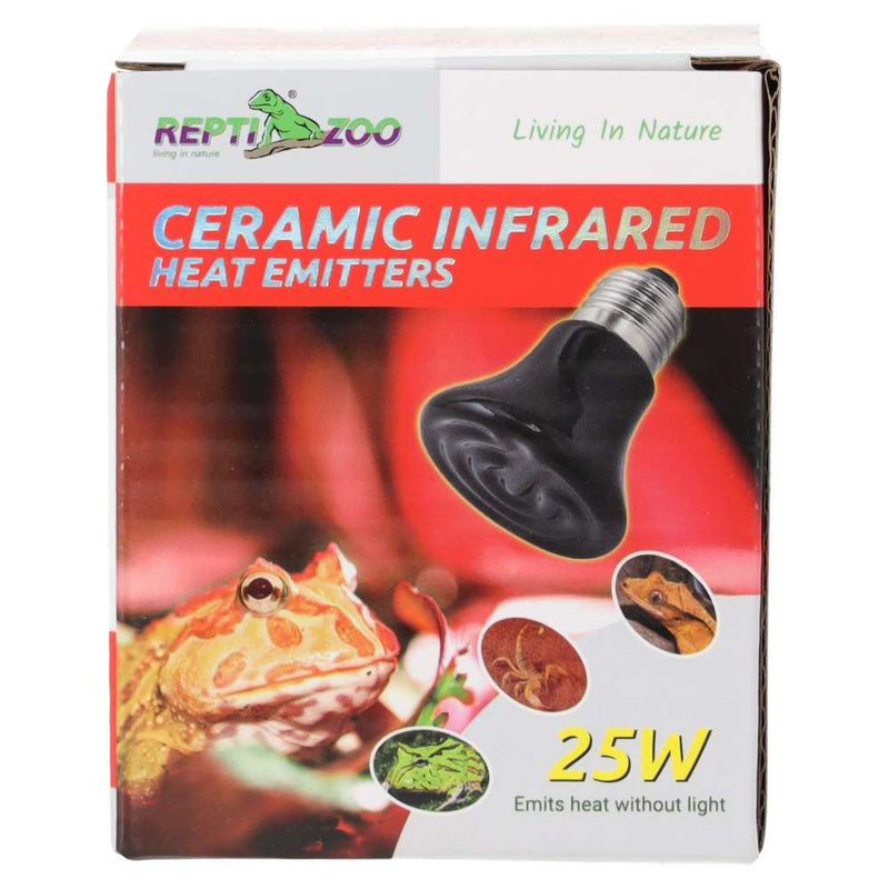 Reptizoo Ceramic Heat Emitter, Black - Reptiles By Post
