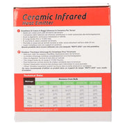 Reptizoo Ceramic Heat Emitter, Black - Reptiles By Post