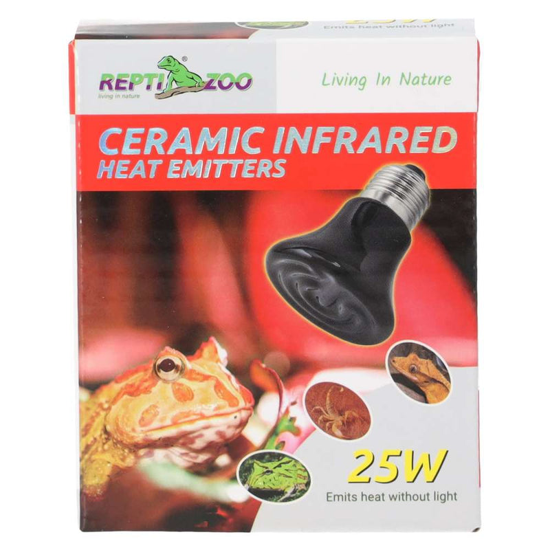 Reptizoo Ceramic Heat Emitter, Black - Reptiles By Post