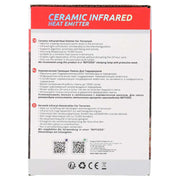 Reptizoo Ceramic Heat Emitter, Black - Reptiles By Post