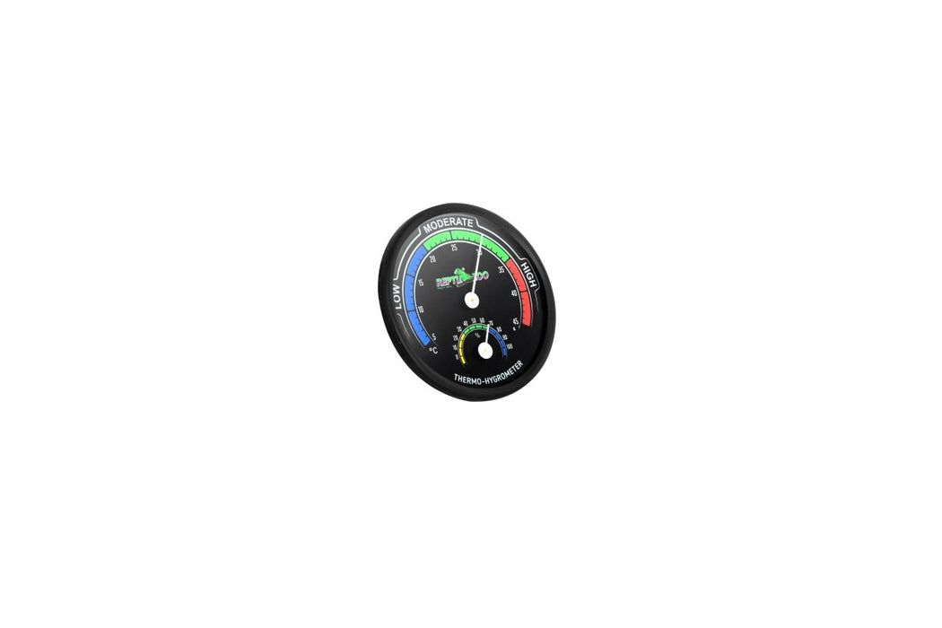 Reptizoo Dial Thermo - Hygrometer GLOW - IN - DARK - Reptiles By Post