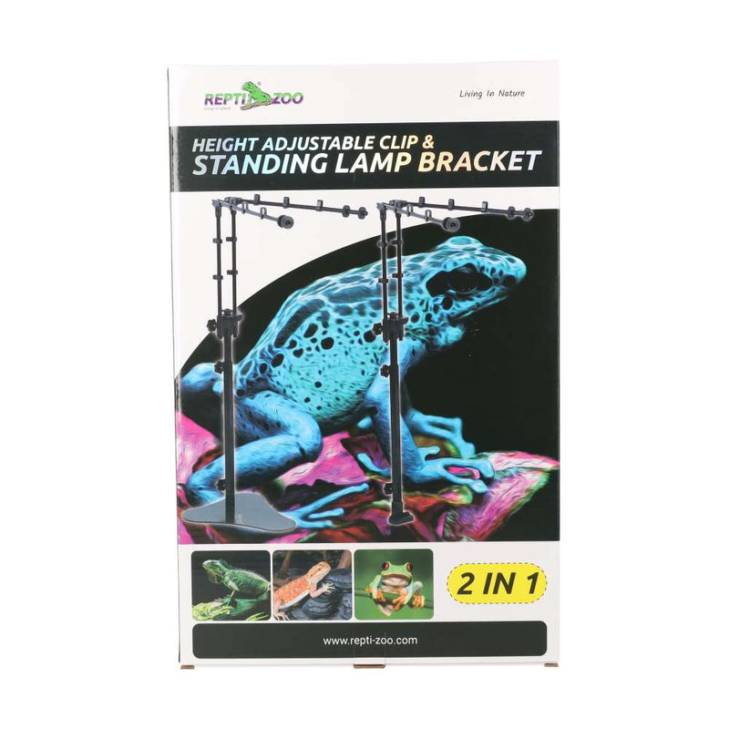Reptizoo Double Lamp Stand Adjustable, 940mm - Reptiles By Post